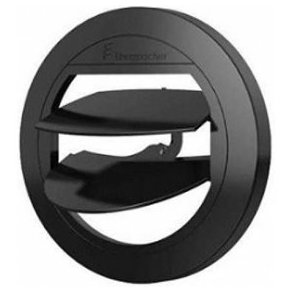 Lukbar luftdyse 75mm sort