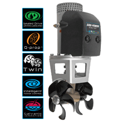 Sleipner bovpropel SE 80 12 V. pakke Touch