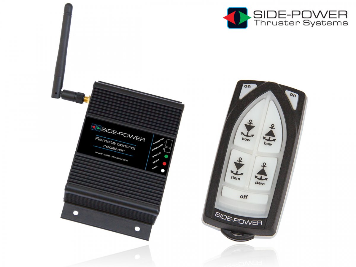 Side-Power Fjernbetjenings kit for 2 ankerspil